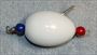 Casting Egg - Fishing Lure, Bright White - 3 1/2  -  Only $11.99 - Lure #100